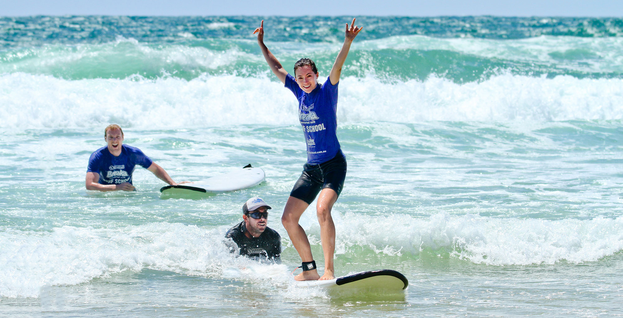 2hr Beginner Surf Lesson Coolum Surfing School Sunshine Coast